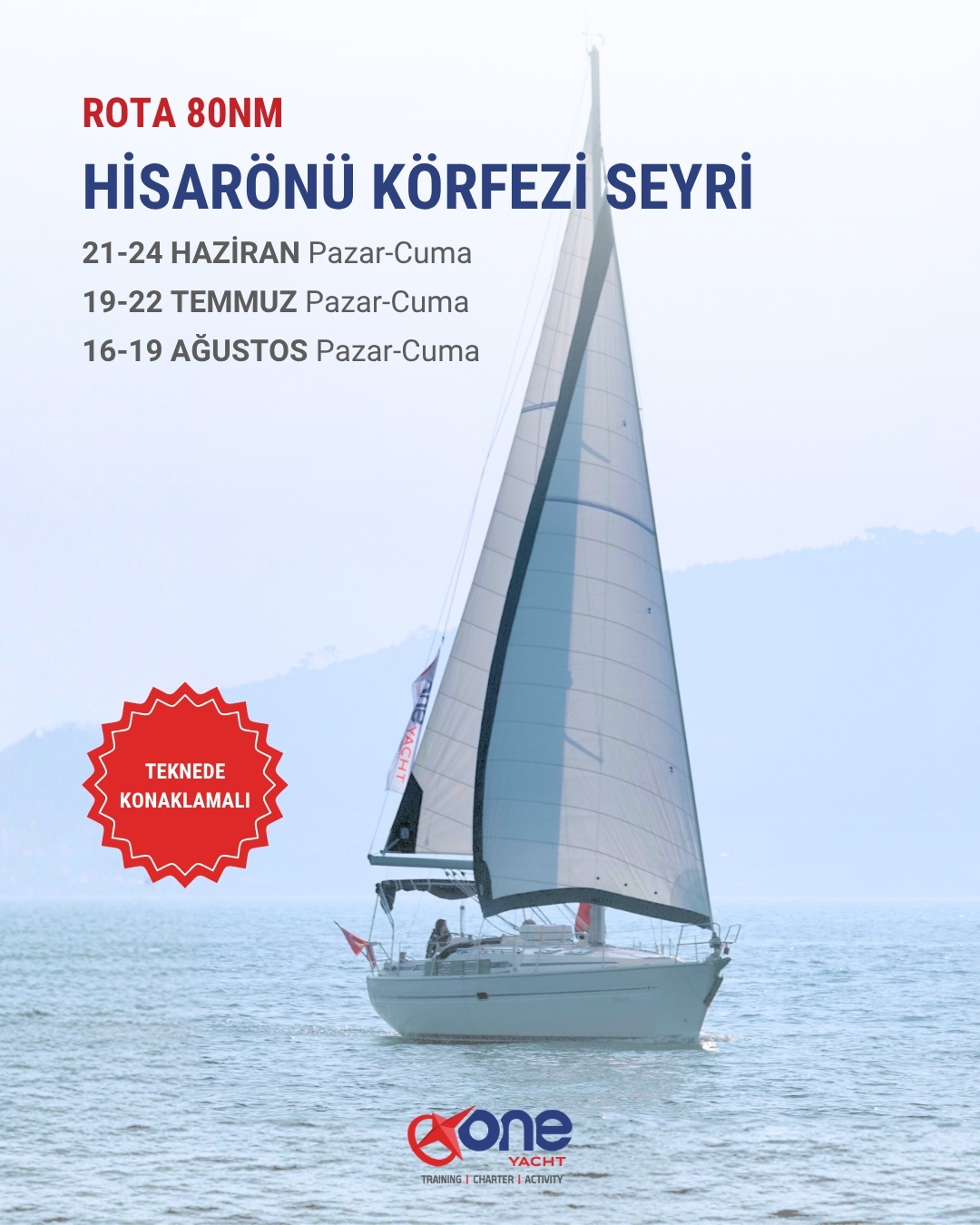 Büyükçekmece Kıyı Marina Çıkışlı Yelken Eğitimleri